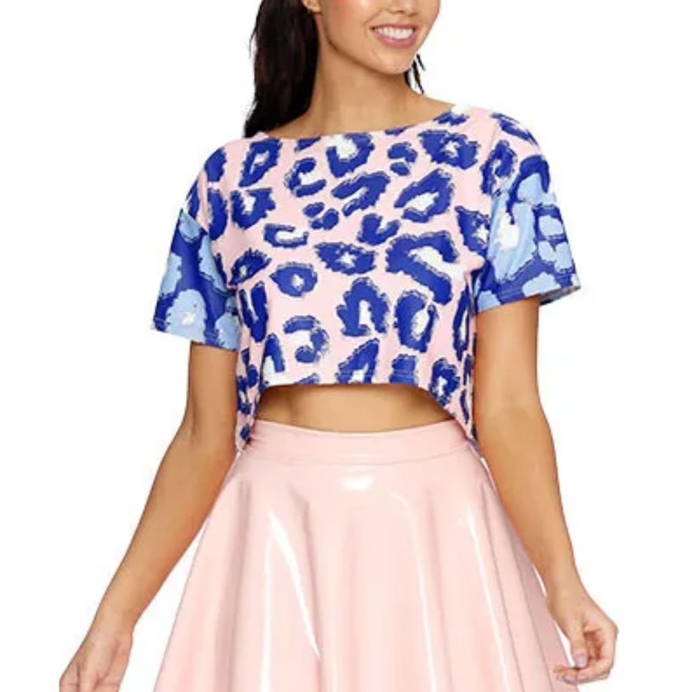 Black Milk I've Been Spotted Boxy Crop